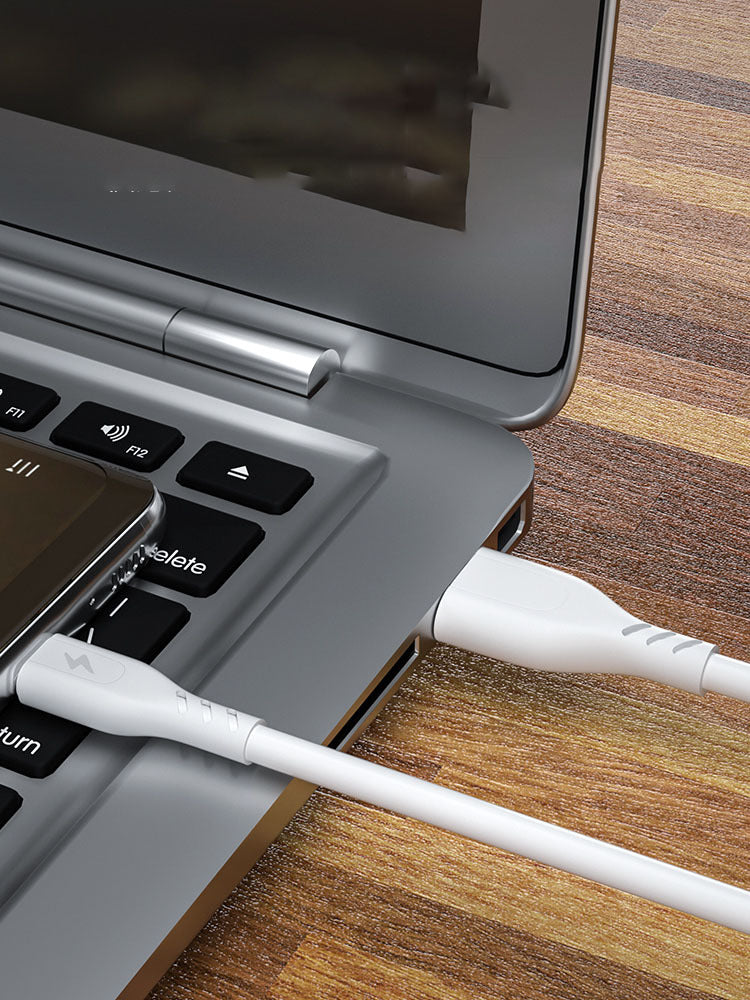 Cable de Carga Rápida 5A para Apple y Android en uso